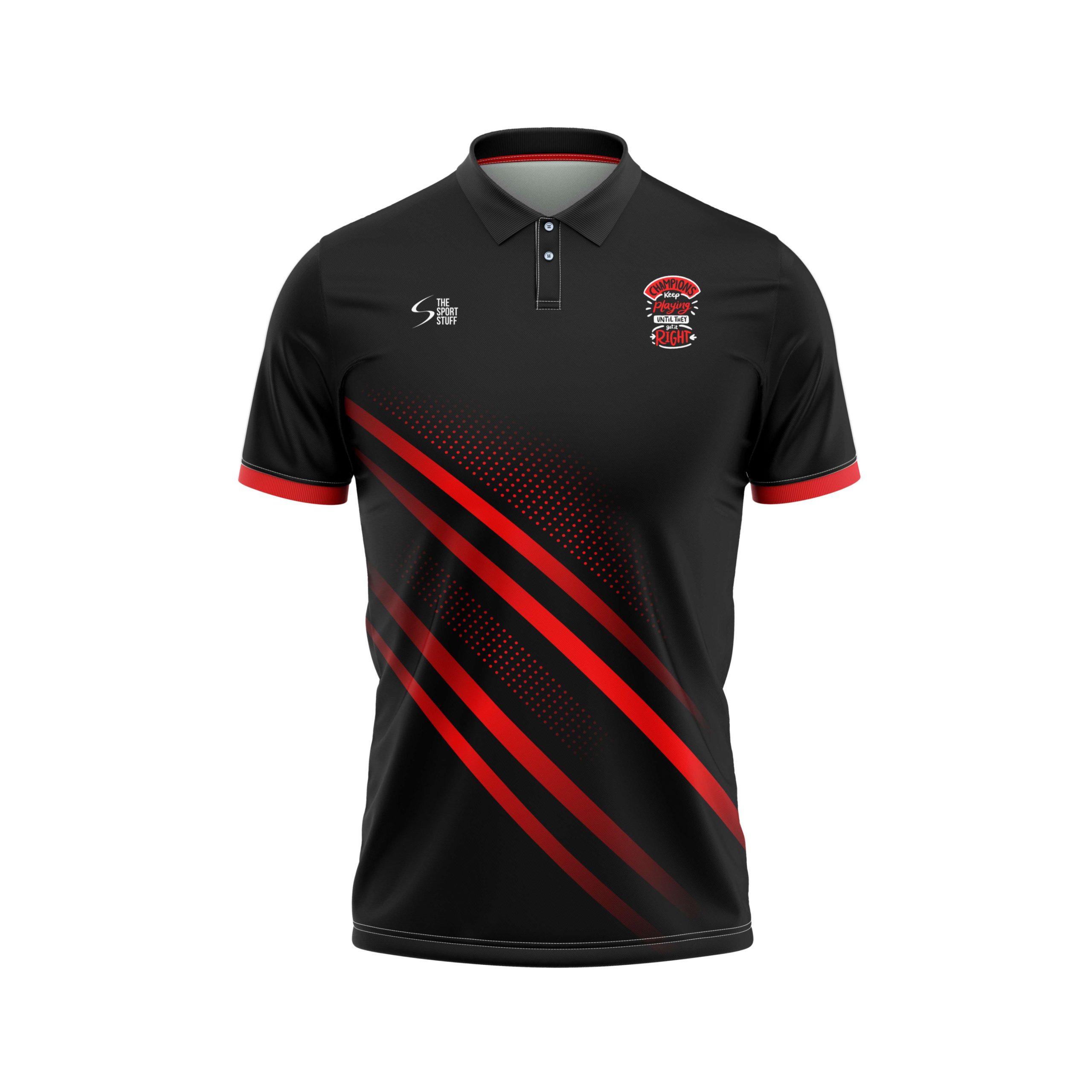 Red Dots Customized Badminton Jersey