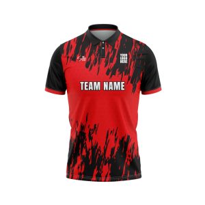 Hexa Red Customized Cricket Jersey