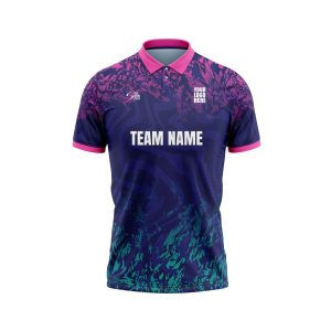 Lush Pink Customized Cricket Jersey