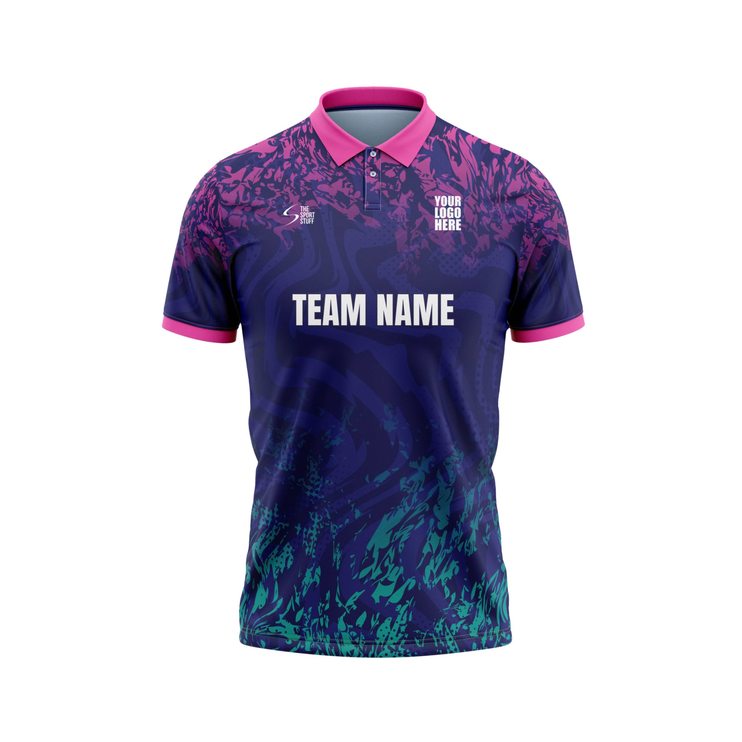 Lush Pink Customized Cricket Jersey