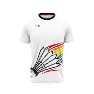 Rainbow Badminton Custom Jersey