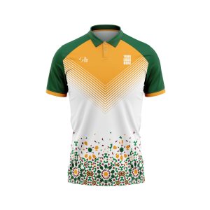 Saffron Custom Cricket Jersey Design