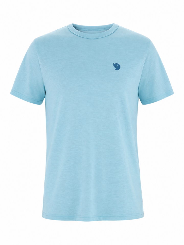 Light Blue Crew Neck Short Sleeve T-Shirt
