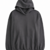Charcoal Gray Oversized Pullover Hoodie