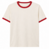 Off-White Ringer Crew Neck Short Sleeve T-Shirt