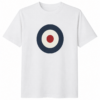 White Graphic Print Crewneck T-Shirt