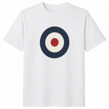 White Graphic Print Crewneck T-Shirt