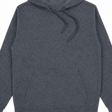 Heathered Dark Grey Pullover Hoodie
