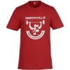 Red Crew Neck Graphic T-Shirt